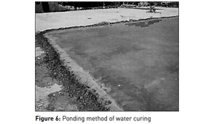 Figure 6 - Curing of Concrete