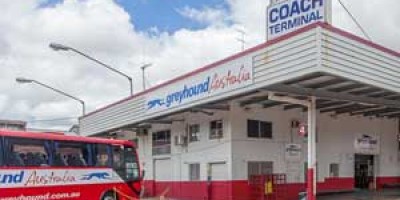 Neil Street Bus Station is revitalised with Transitions Honed Concrete pedestrian walkways Neil-Street-Bus-Station-Toowoomba_Transitions-Honed-Concrete