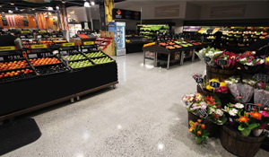 Supermarket, Gold Coast, with Transitions Polished Concrete floors