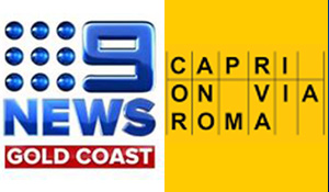 Capri On Via Roma Shopping Centre Gold Coast features on Channel Nine News