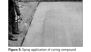 Figure 5 - Curing of Concrete