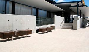 Outdoor Honed Concrete Flooring Cairns