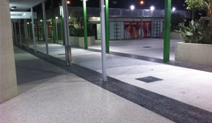 Honed Concrete Floor Shopping Centre Jimboomba