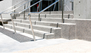 Outdoor Honed Concrete Flooring Cairns Staircase