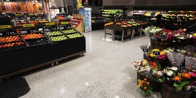 Supermarket, Gold Coast, with Transitions Polished Concrete floors