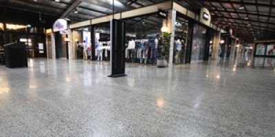 Transitions Polished Concrete floors at Fashion Spree in Sydney