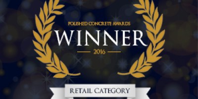Transitions win Polished Concrete Awards - Retail Category - 2016