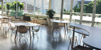 Brisbane office with sustainable polished concrete floors